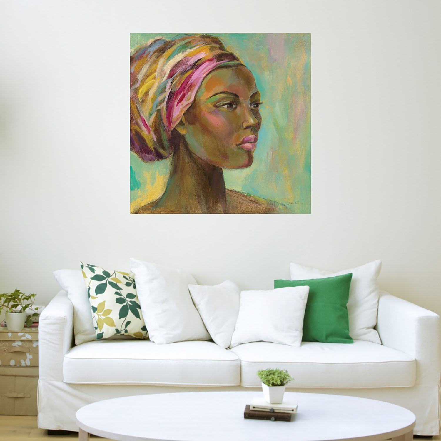 Foto 4 pulgar | Cuadro Decorativo Fine Art Tj Mujer Africana I Silvia Vassileva Arte Moderno Impresión en Lienzo