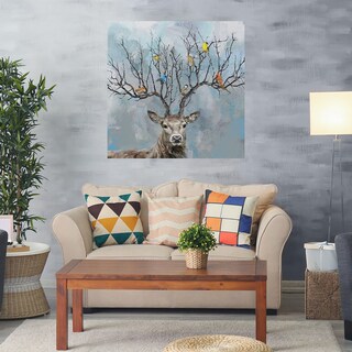 Foto 2 | Cuadro Decorativo Fine Art Tj Más Cercano y Más Ciervo Studio Arts Arte Animales Impresión en Lienzo