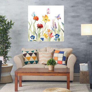 Foto 2 | Cuadro Decorativo Fine Art Tj Jardín de Flores Silvestres Lanie Loreth Arte Moderno Impresión en Lienzo