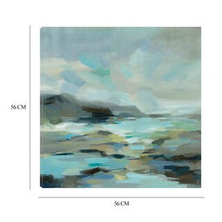 Foto 6 | Cuadro Decorativo - Laguna Azul - Silvia Vassileva - Arte Paisaje - Impresión En Lienzo - Fine Art Tj