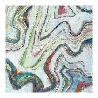 Foto 1 | Cuadro Decorativo - Mármol De Arcoíris Ii - Heather Hayes - Arte Abstracto - Impresión En Lienzo - Fine Art Tj
