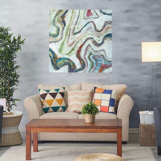 Foto 2 | Cuadro Decorativo - Mármol De Arcoíris Ii - Heather Hayes - Arte Abstracto - Impresión En Lienzo - Fine Art Tj