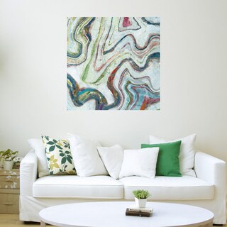Foto 3 | Cuadro Decorativo - Mármol De Arcoíris Ii - Heather Hayes - Arte Abstracto - Impresión En Lienzo - Fine Art Tj