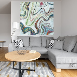 Foto 4 | Cuadro Decorativo - Mármol De Arcoíris Ii - Heather Hayes - Arte Abstracto - Impresión En Lienzo - Fine Art Tj