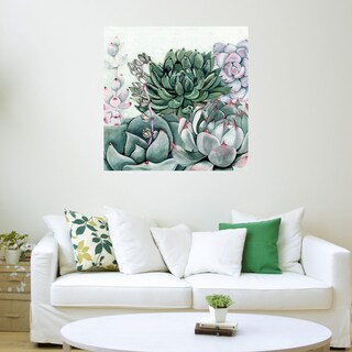Foto 3 | Cuadro Decorativo - Jardín De Suculentas Ii - Susan Jill - Arte Moderno - Impresión En Lienzo - Fine Art Tj