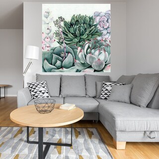 Foto 4 | Cuadro Decorativo - Jardín De Suculentas Ii - Susan Jill - Arte Moderno - Impresión En Lienzo - Fine Art Tj