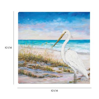 Foto 6 | Cuadro Decorativo - Garza En La Playa - Julie Derice - Arte Moderno - Impresión En Lienzo - Fine Art Tj