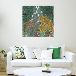Foto 3 | Cuadro Decorativo - Jardín Florido - Fine Art Tj - Gustav Klimt - Arte Moderno - Impresión En Lienzo