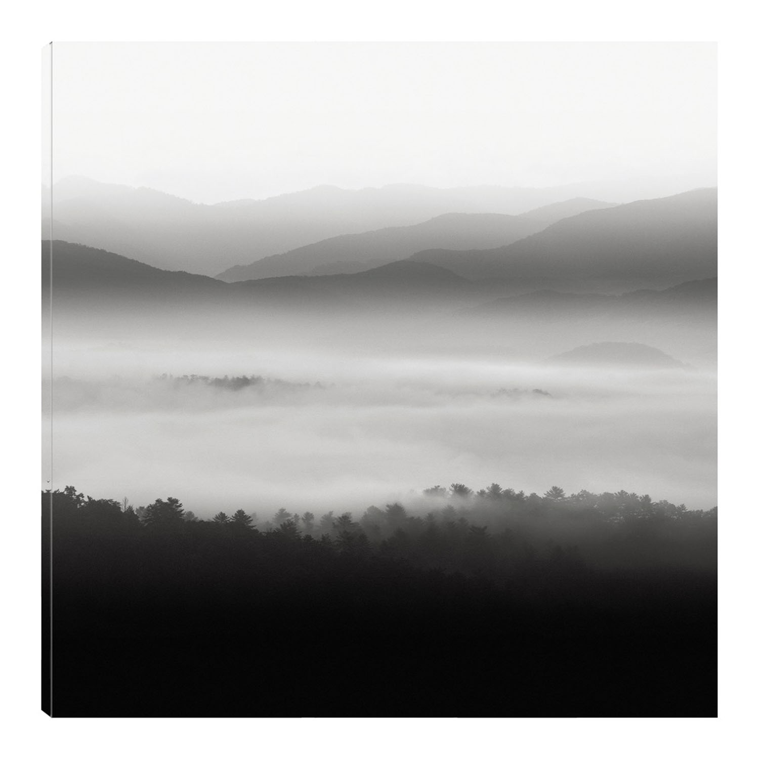 Foto 1 | Cuadro Decorativo - Montañas Grises - Fine Art Tj - Nicholas Bell  - Arte Paisaje - Impresión En Lienzo