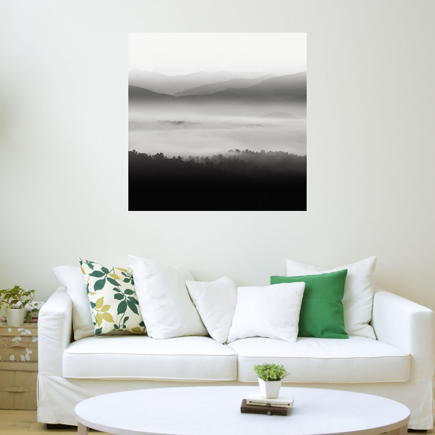 Foto 3 | Cuadro Decorativo - Montañas Grises - Fine Art Tj - Nicholas Bell  - Arte Paisaje - Impresión En Lienzo