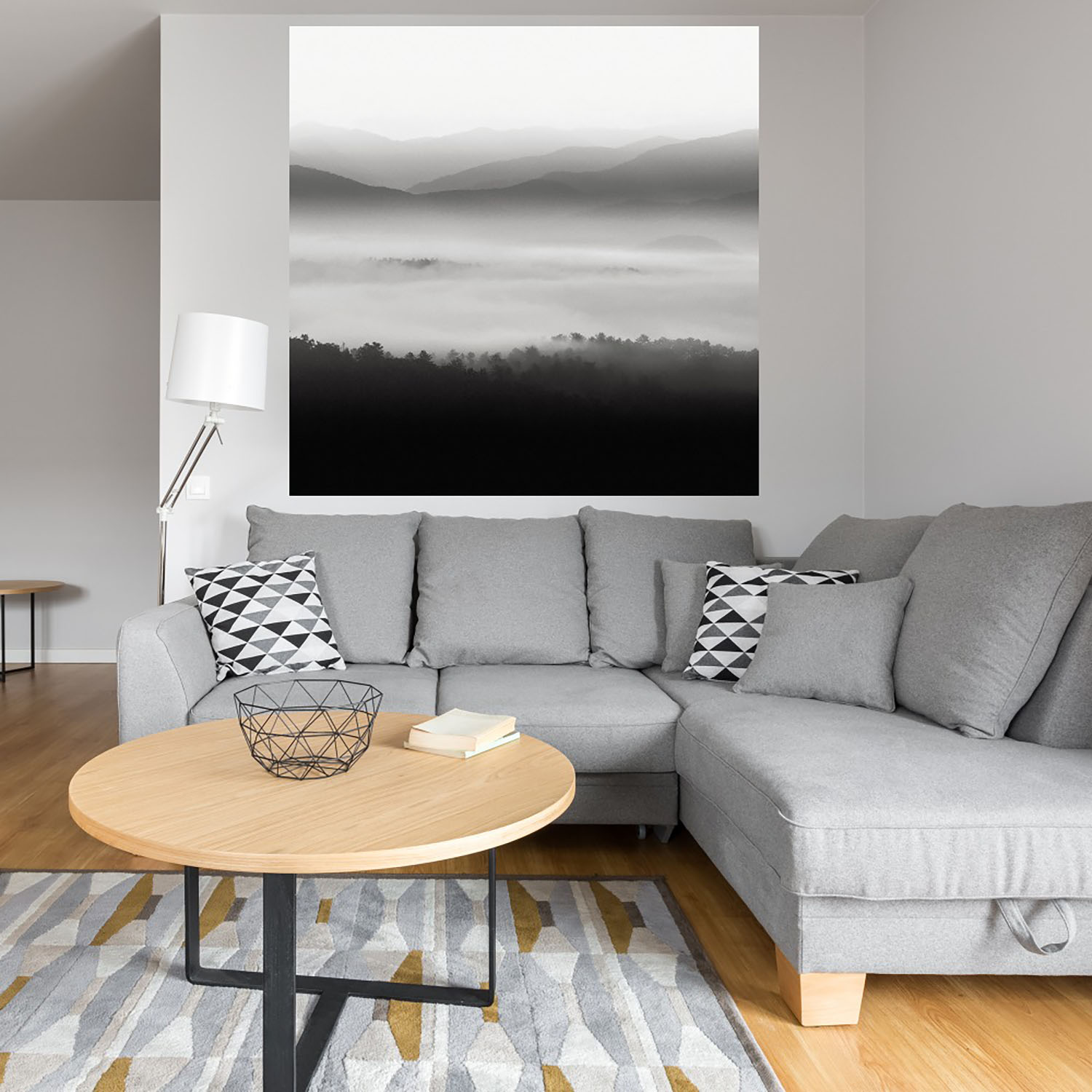 Foto 4 | Cuadro Decorativo - Montañas Grises - Fine Art Tj - Nicholas Bell  - Arte Paisaje - Impresión En Lienzo