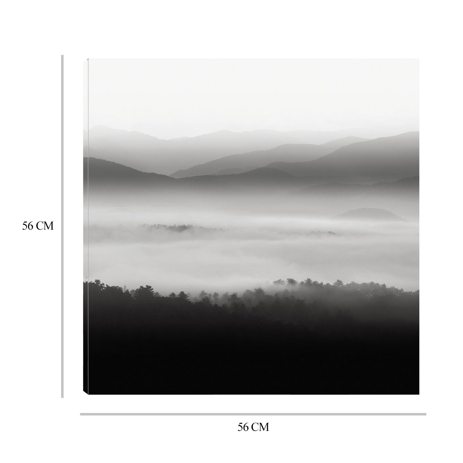 Foto 6 | Cuadro Decorativo - Montañas Grises - Fine Art Tj - Nicholas Bell  - Arte Paisaje - Impresión En Lienzo