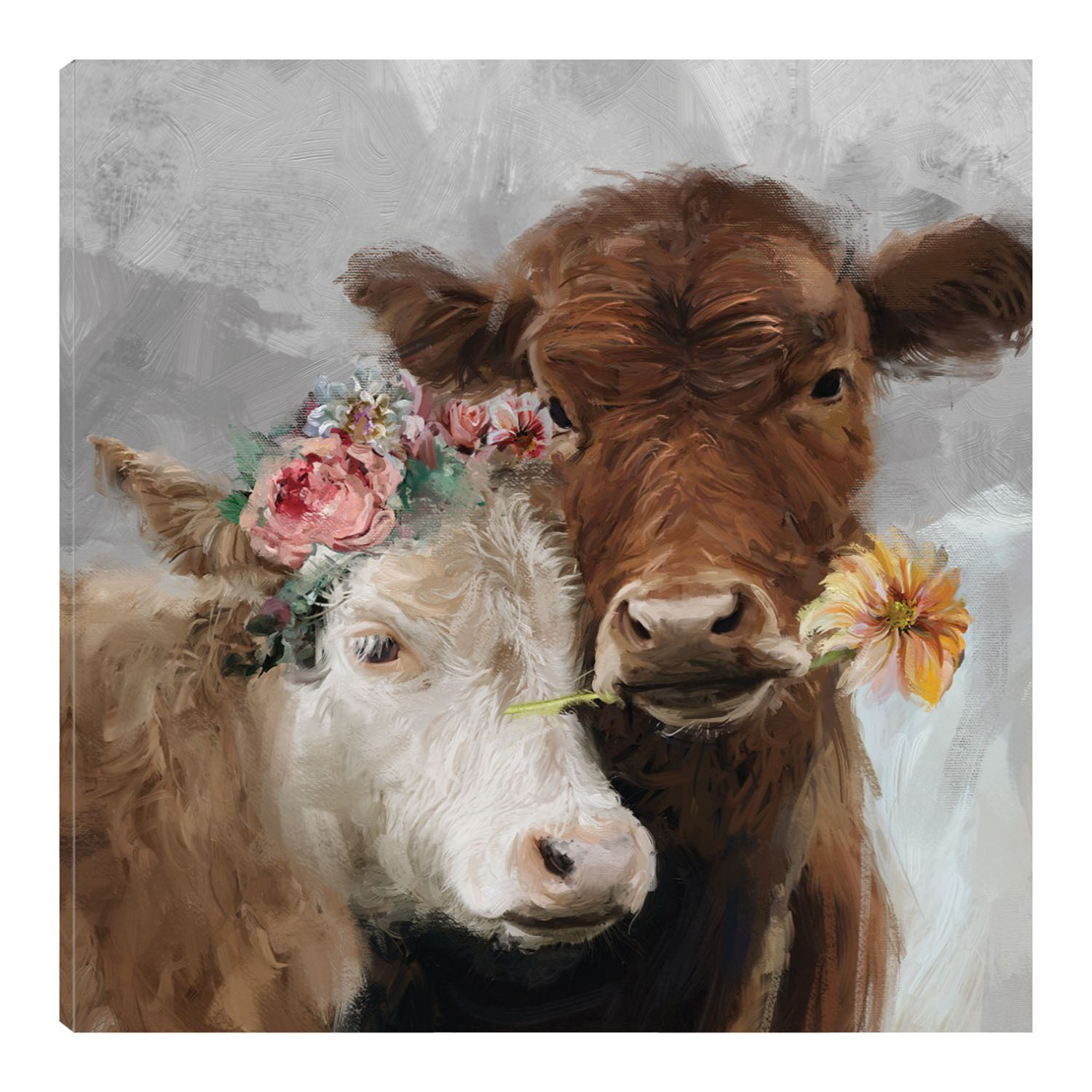 Foto 1 | Cuadro Decorativo Fine Art Tj Moo Studio Arts Arte Animales Impresión en Lienzo