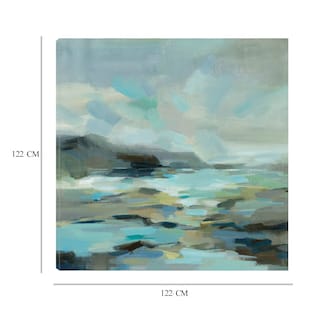 Foto 6 | Cuadro Decorativo - Laguna Azul - Silvia Vassileva - Arte Paisaje - Impresión En Lienzo - Fine Art Tj
