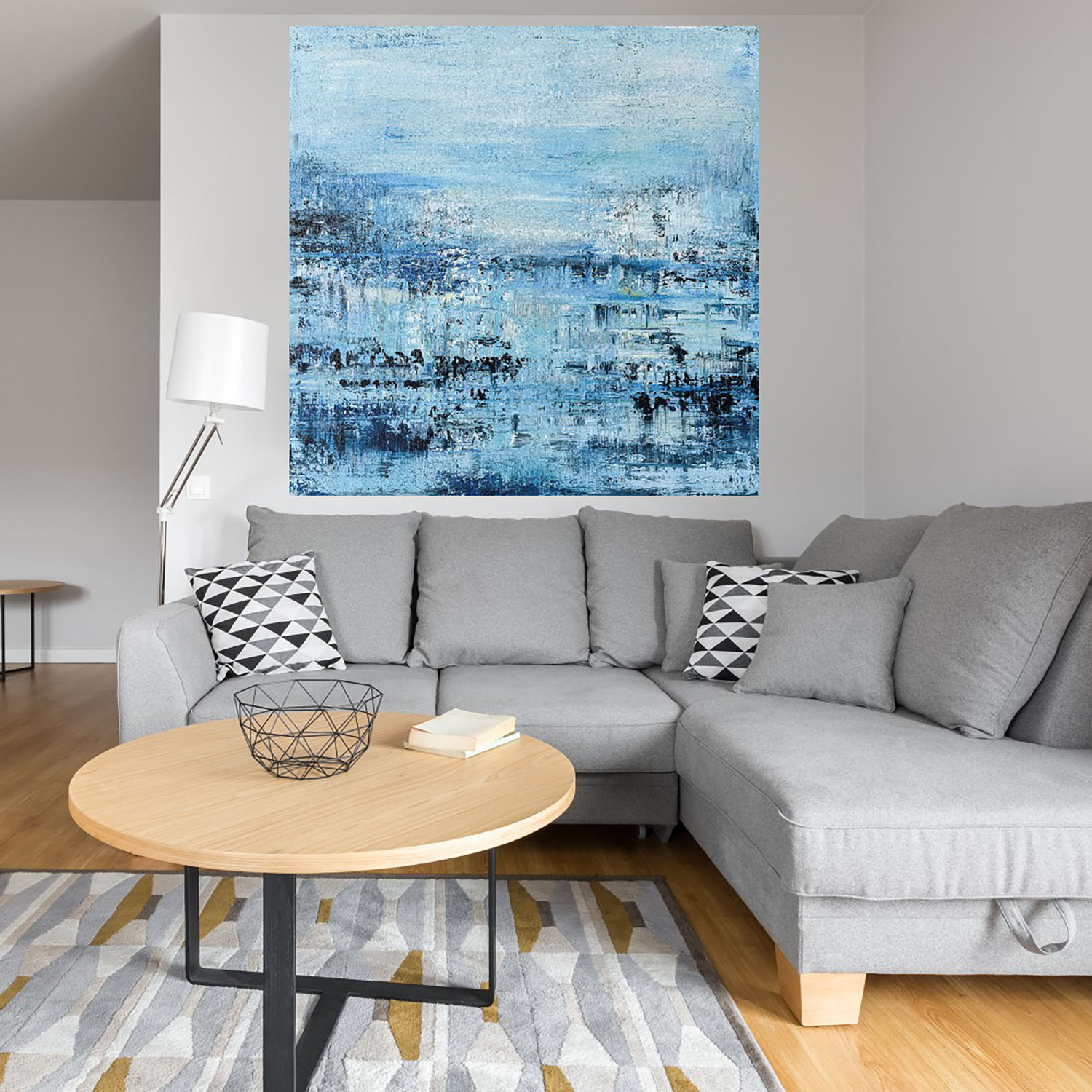 Foto 5 pulgar | Cuadro Decorativo Fine Art TJ 'Junto al Mar No. 2' de Radek Smach 94 x 94 cm