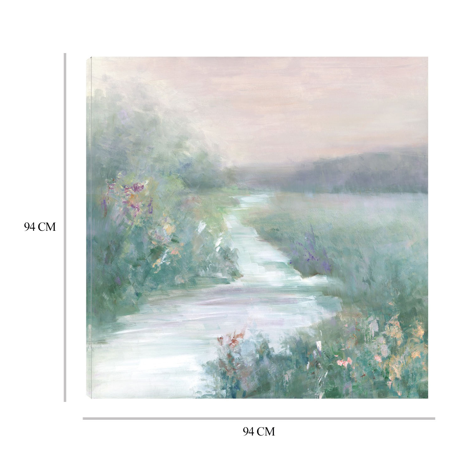 Foto 6 | Cuadro Decorativo Fine Art TJ 'Mañana Brumosa' de Sally Swatland 94 x 94 cm