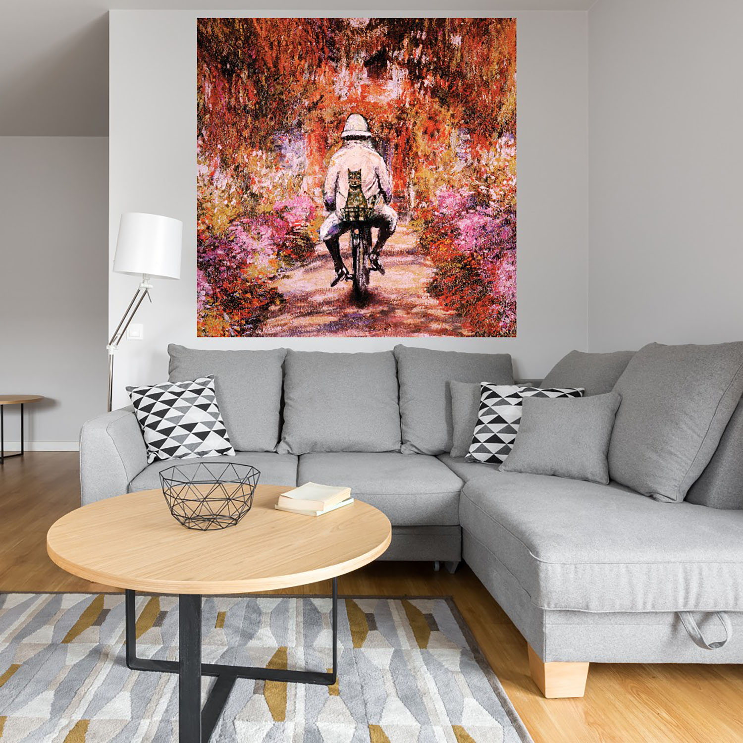 Foto 5 pulgar | Cuadro Decorativo Fine Art Tj Gato Monet Chameleon Design