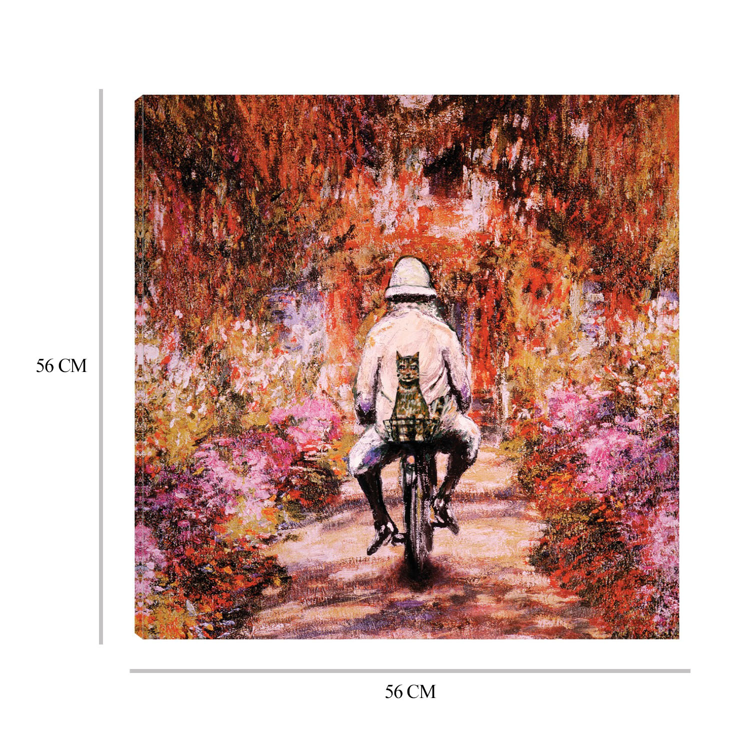 Foto 7 pulgar | Cuadro Decorativo Fine Art Tj Gato Monet Chameleon Design