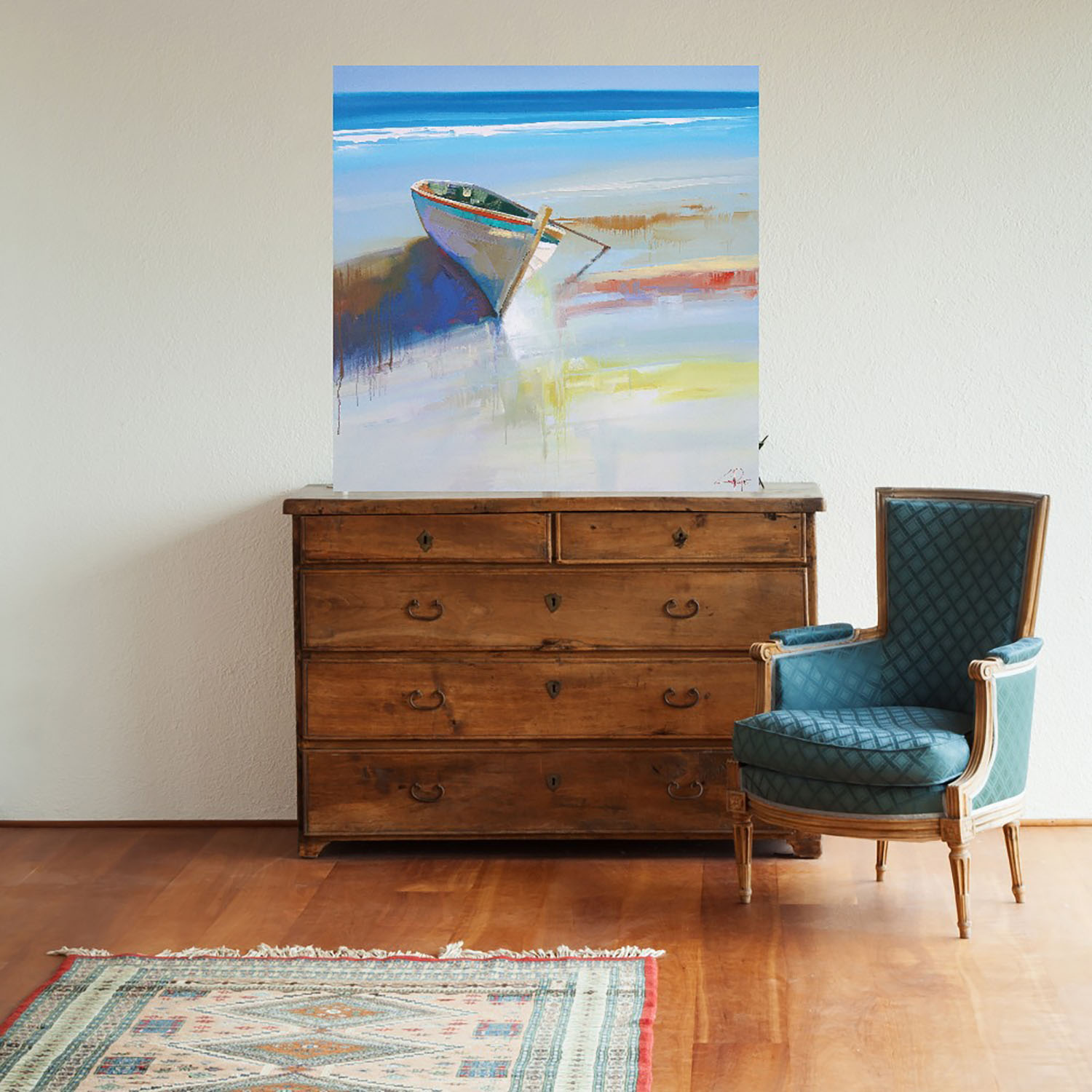Foto 2 | Cuadro Decorativo Fine Art Tj Marea Baja 2 Craig Trewin Penny