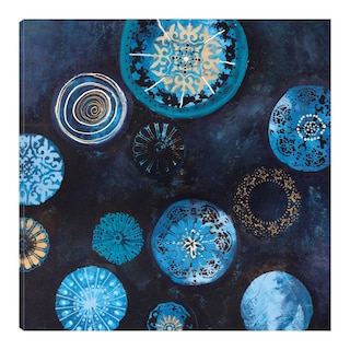 Foto 1 | Cuadro Decorativo - Índigo - Fine Art Tj - Design Fabrikken - Arte Moderno - Impresión En Lienzo