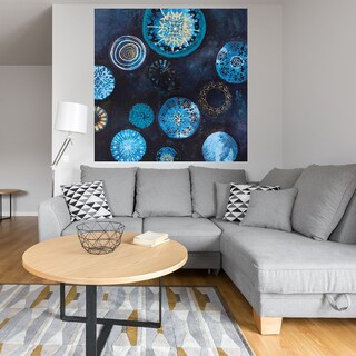 Foto 4 | Cuadro Decorativo - Índigo - Fine Art Tj - Design Fabrikken - Arte Moderno - Impresión En Lienzo