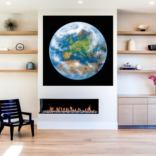 Foto 5 | Cuadro Decorativo - Índigo - Fine Art Tj - Design Fabrikken - Arte Moderno - Impresión En Lienzo