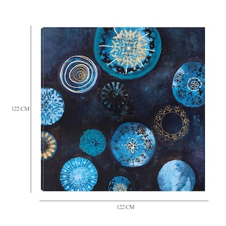 Foto 6 | Cuadro Decorativo - Índigo - Fine Art Tj - Design Fabrikken - Arte Moderno - Impresión En Lienzo