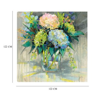 Foto 6 | Cuadro Decorativo - Hortensias Del Jardín - Jeanette Vertentes - Arte Moderno - Impresión En Lienzo - Fine Art Tj