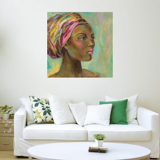 Foto 3 | Cuadro Decorativo - Mujer Africana I - Silvia Vassileva - Arte Moderno - Impresión En Lienzo - Fine Art Tj