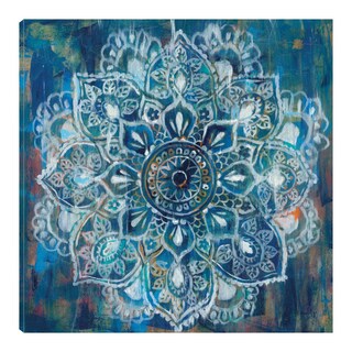 Foto 1 | Cuadro Decorativo - Mandala En Azul Ii - Danhui Nai - Arte Abstracto - Impresión En Lienzo - Fine Art Tj