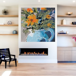Foto 5 | Cuadro Decorativo - Mandala En Azul Ii - Danhui Nai - Arte Abstracto - Impresión En Lienzo - Fine Art Tj