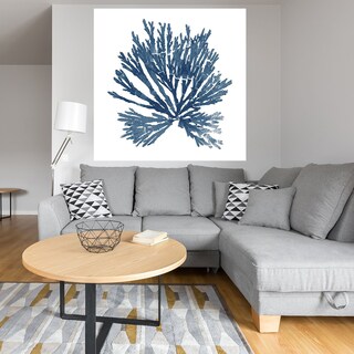 Foto 4 | Cuadro Decorativo - Musgos Del Mar Del Pacífico Azul Ii - Wild Apple Portfolio - Arte Floral - Impresión En Li