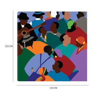 Foto 6 | Cuadro Decorativo - Islas De Gullah Jook Jook - Synthia Saint James - Arte Moderno - Impresión En Lienzo - Fine Art Tj