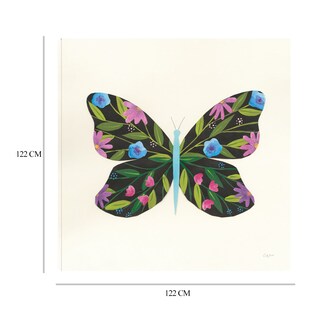 Foto 6 | Cuadro Decorativo - Jardín De Mariposa Iii - Courtney Prahl - Arte Moderno - Impresión En Lienzo - Fine Art Tj