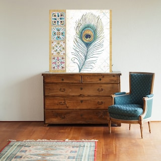 Foto 2 | Cuadro Decorativo - Jardin De Rosas Iii - Daphne Brissonnet - Arte Moderno - Impresión En Lienzo - Fine Art Tj