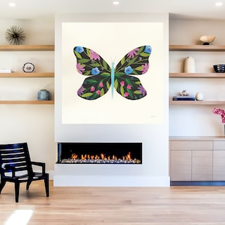 Foto 5 | Cuadro Decorativo - Jardin De Rosas Iii - Daphne Brissonnet - Arte Moderno - Impresión En Lienzo - Fine Art Tj
