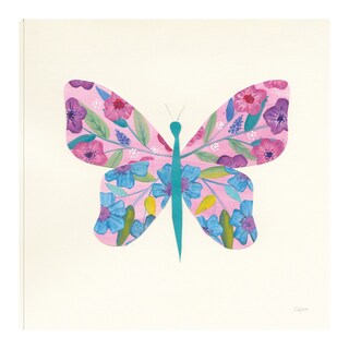 Foto 1 | Cuadro Decorativo - Jardín De Mariposa Ii - Courtney Prahl - Arte Moderno - Impresión En Lienzo - Fine Art Tj
