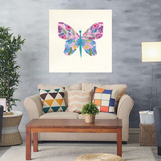 Foto 2 | Cuadro Decorativo - Jardín De Mariposa Ii - Courtney Prahl - Arte Moderno - Impresión En Lienzo - Fine Art Tj