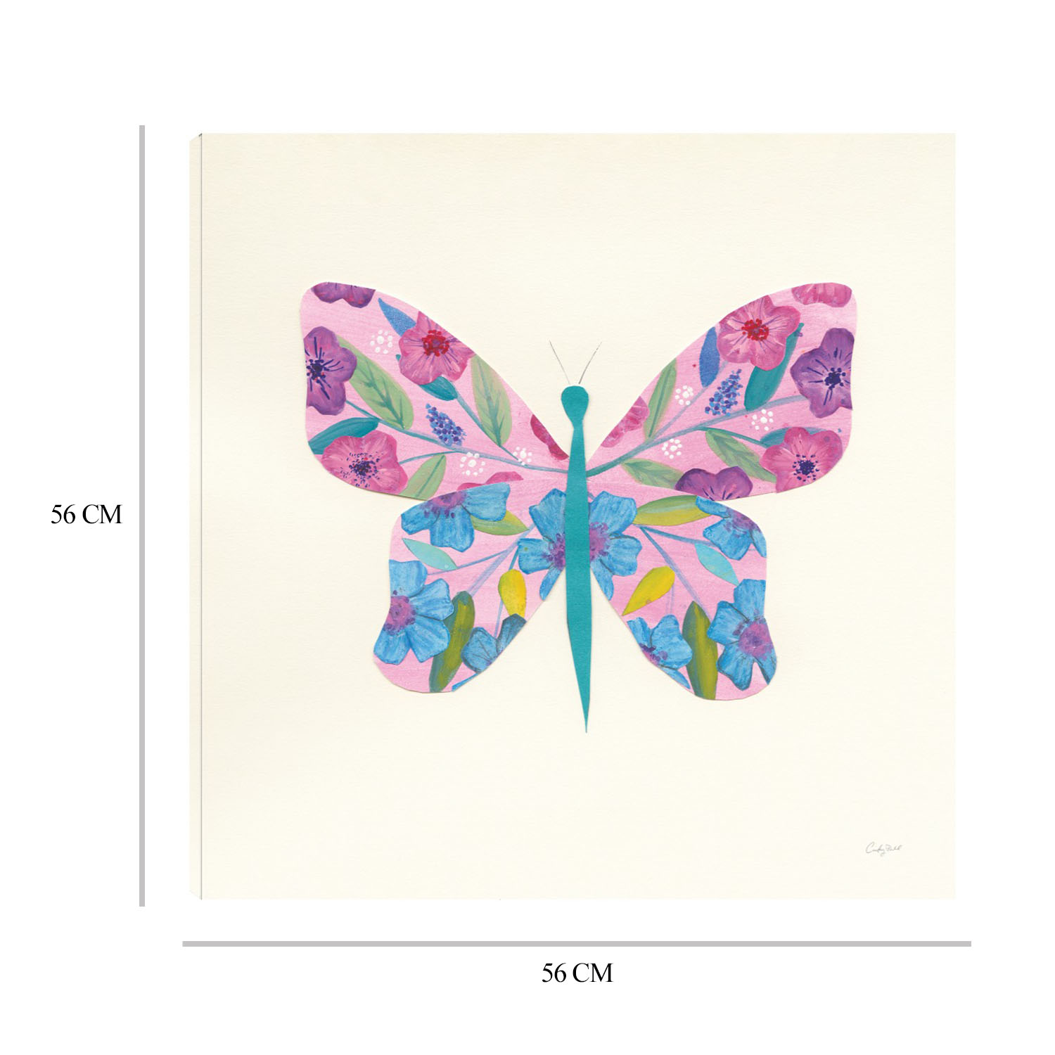 Foto 7 pulgar | Cuadro Decorativo - Jardín De Mariposa Ii - Courtney Prahl  - Arte Moderno - Impresión En Lienzo - Fine Art Tj