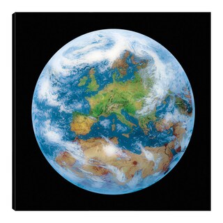 Foto 1 | Cuadro Decorativo - Globo Terraqueo I - Contemporary Photography - Arte Moderno - Impresión En Lienzo - Fine Art Tj