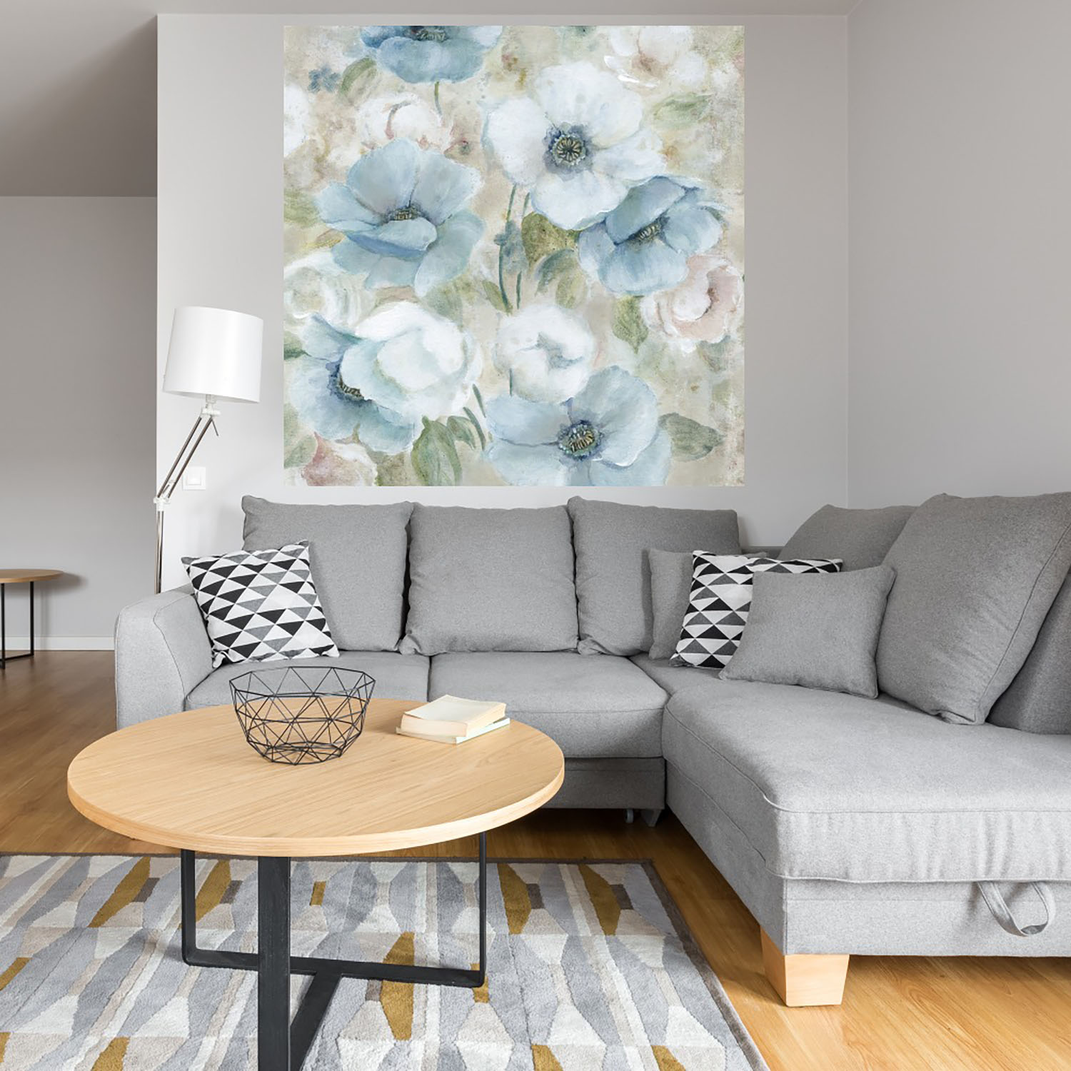 Foto 4 | Cuadro Decorativo - Jardin En Pastel I - Carol Robinson  - Arte Moderno - Impresión En Lienzo - Fine Art Tj