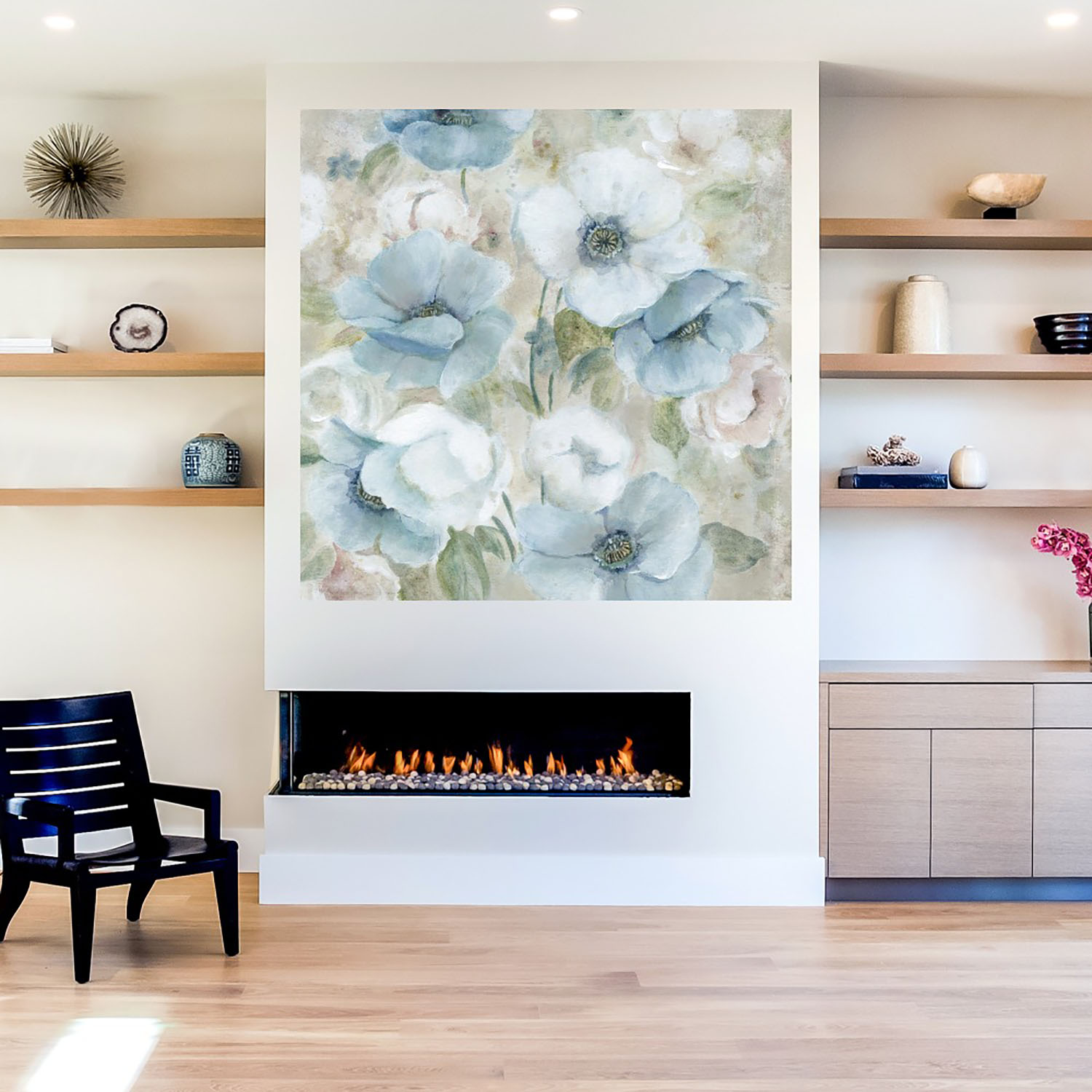 Foto 5 | Cuadro Decorativo - Jardin De Rosas Iv - Daphne Brissonnet  - Arte Moderno - Impresión En Lienzo - Fine Art Tj