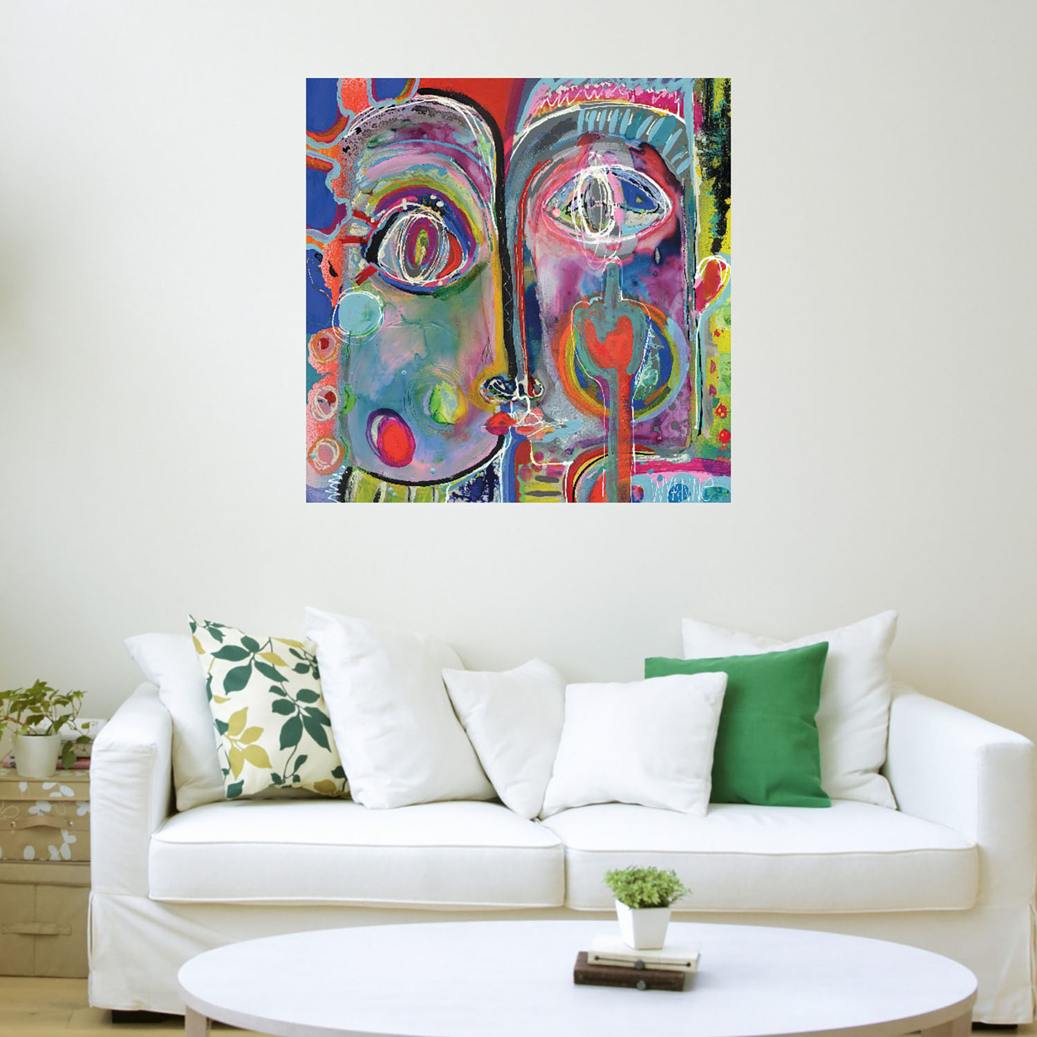 Foto 4 pulgar | Cuadro Decorativo - Lo Que Realmente Estás Pensando - Wyanne  - Arte Abstracto - Impresión En Lienzo - Fine Art Tj