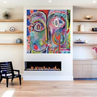 Foto 5 | Cuadro Decorativo - Marmol De Arcoiris I - Heather Hayes - Arte Abstracto - Impresión En Lienzo - Fine Art Tj