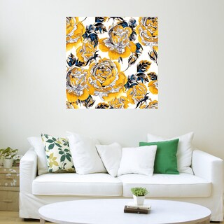 Foto 3 | Cuadro Decorativo - Jardín Dorado - Belle Maison - Arte Moderno - Impresión En Lienzo - Fine Art Tj
