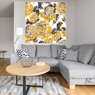 Foto 4 | Cuadro Decorativo - Jardín Dorado - Belle Maison - Arte Moderno - Impresión En Lienzo - Fine Art Tj
