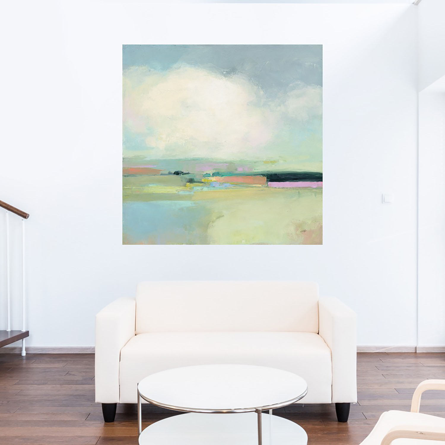 Foto 5 | Cuadro Decorativo -  Fine Art Tj - Horizonte de Colores I - Julia Purinton  - Arte Moderno - Impresión En Lienzo