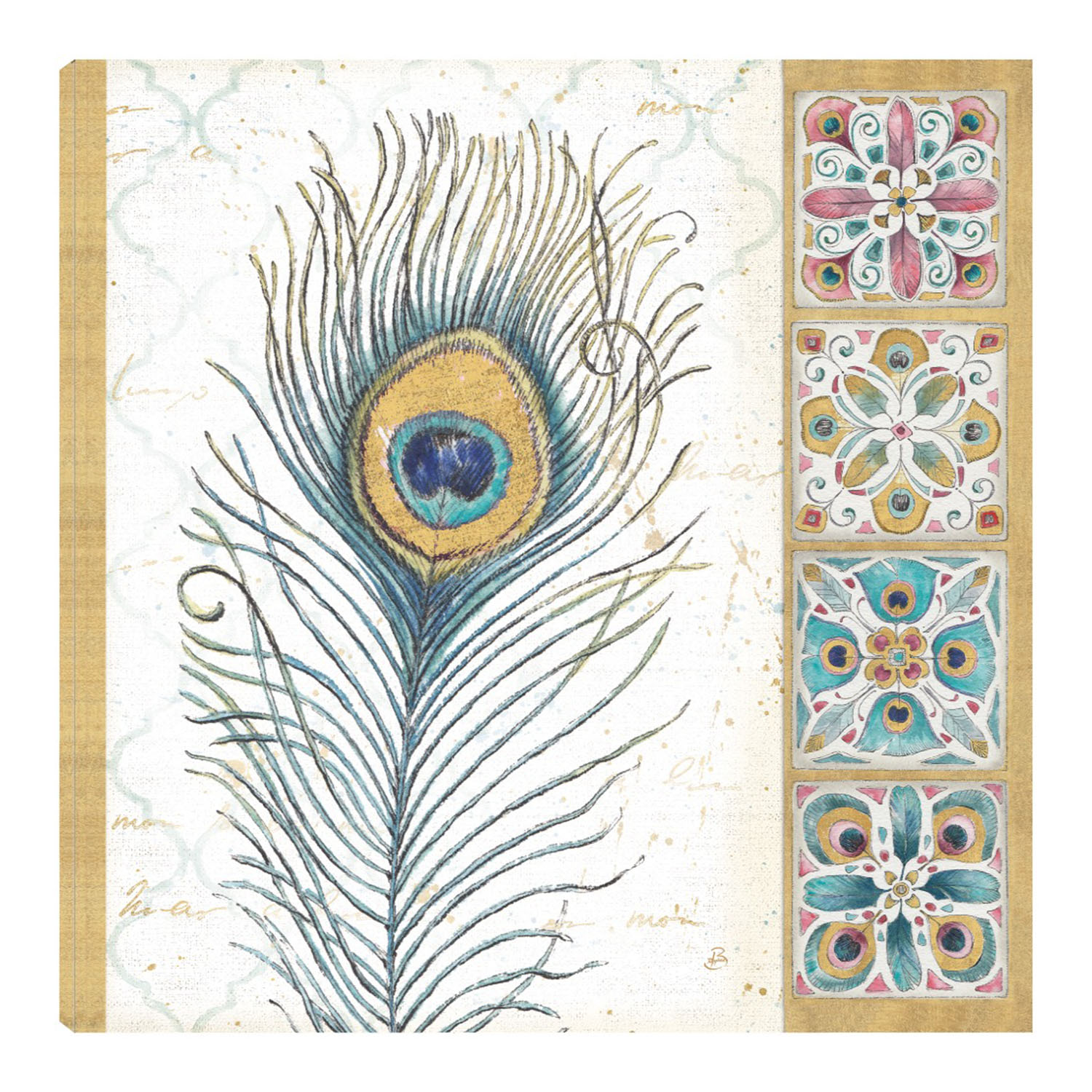 Cuadro Decorativo -  Fine Art Tj - Jardín De Rosas IV - Daphne Brissonnet  - Arte Moderno - Impresión En Lienzo