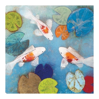 Foto 1 | Cuadro Decorativo - Koi 2 - Aleah Koury - Arte Animales - Impresión En Lienzo - Fine Art Tj