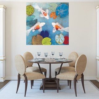 Foto 4 | Cuadro Decorativo - Koi 2 - Aleah Koury - Arte Animales - Impresión En Lienzo - Fine Art Tj